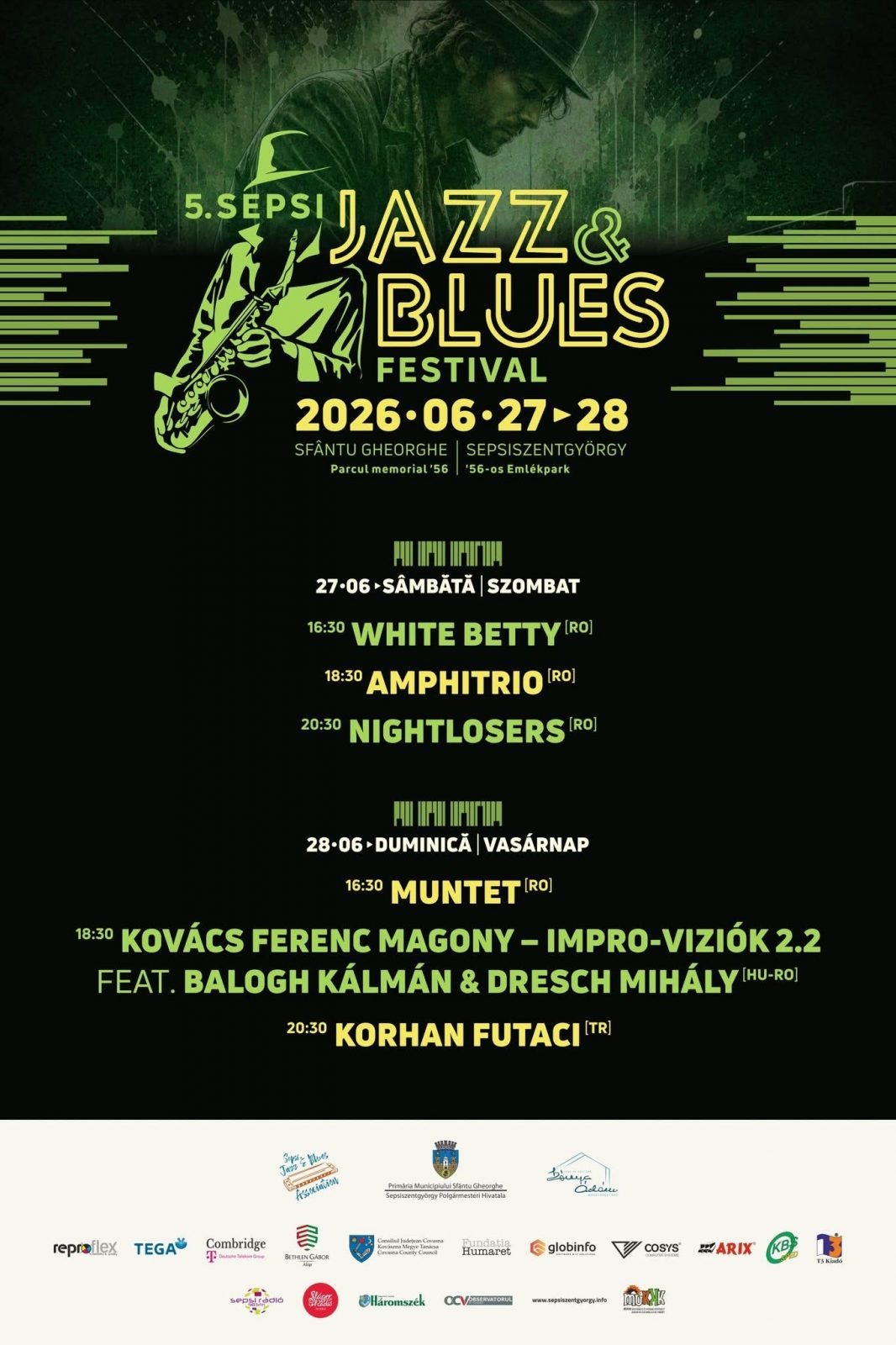 KÖZELEG A JUBILEUMI SEPSI JAZZ & BLUES FESZTIVÁL!
